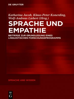 cover image of Sprache und Empathie